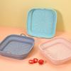 Square Round Air Fryer Silicone Liner Foldable Air Fryer Mat  Kitchen Accessories