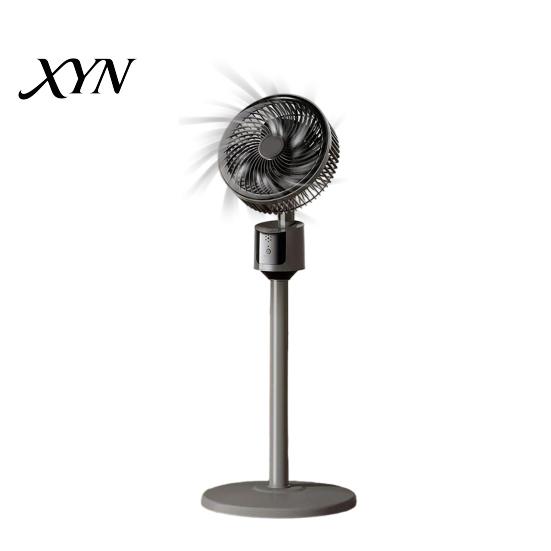 Floor Standing Fan Mini Fan, Portable USB Air Circulation for Home Office, 3 Quiet Speed Stand with 5m Airflow, Wide Angle Oscillating Cooling