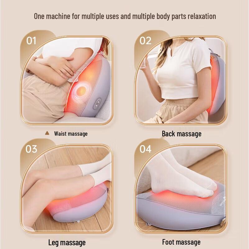 WayourCare Lumbar & Back Massager CN Plug (adapter Included)