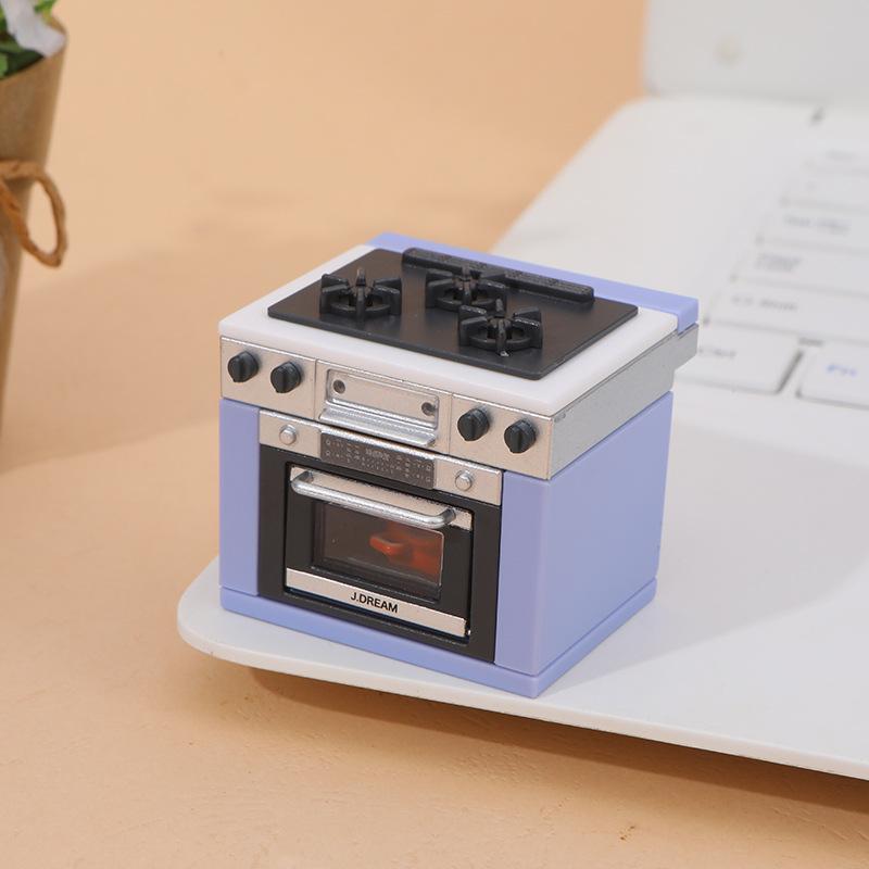 

1 Набір Ляльковий будиночок Симуляція Міні Кухонне приладдя Модель Газової плити Декорація сцени Мініатюрні Кухонні аксесуари для Лялькового будиночка