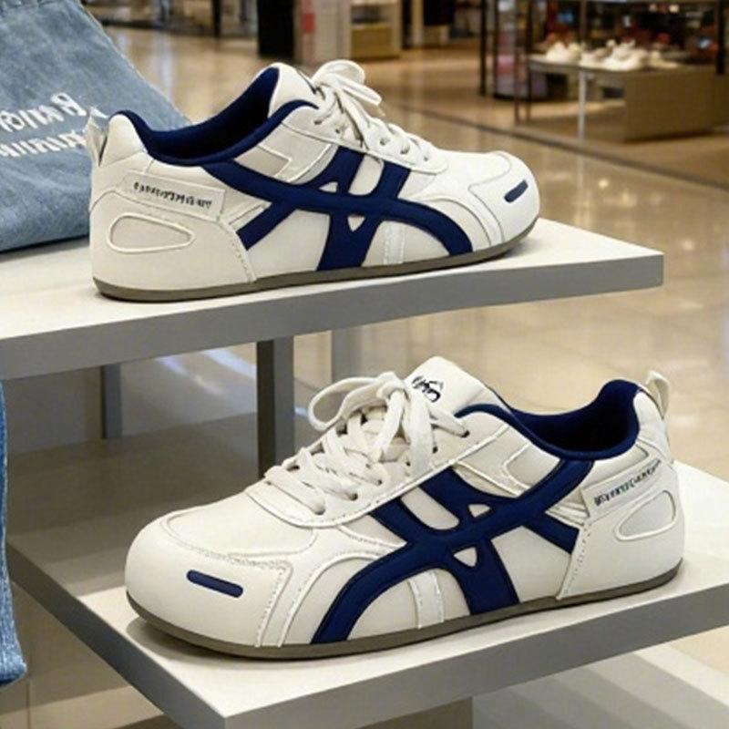 

Argand training shoes women s 2025 autumn new Korean version lace-up casual student board shoes flat student sports shoes 40 синий