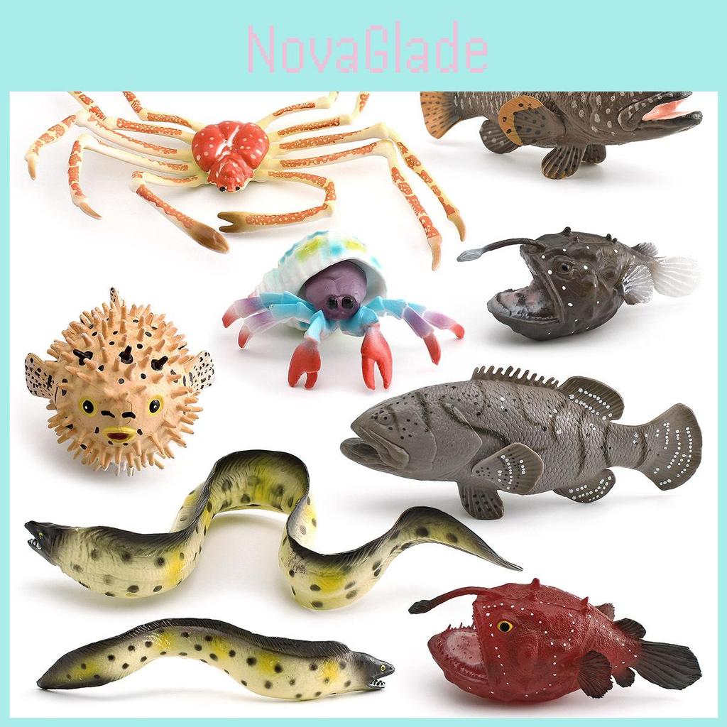 Figure in PVC di Creature Marine dall'Aspetto Autentico per Esposizioni Educative e Regali