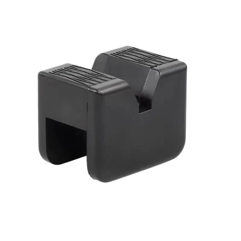 Car Jack Rubber Pad Car Slotted Lift Jack Stand Rubber Pads Universal Repair Tools Frame Protector Adapter Jacking Tools 1/2PCS