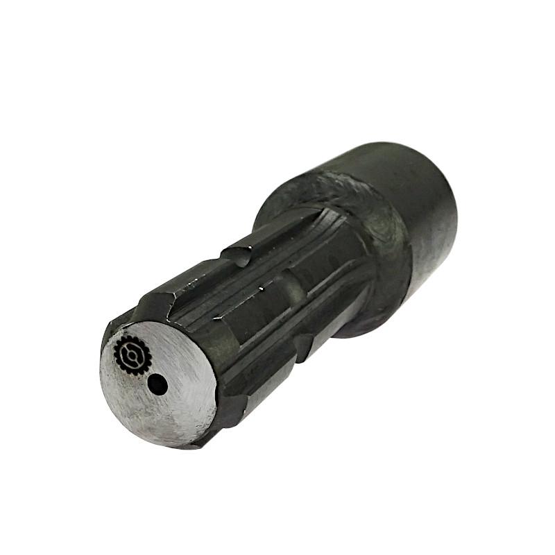 PTO shaft reduction adapter with keyway, inner hole Q 25 for 1 3/8" shaft, 6 keys MORGA