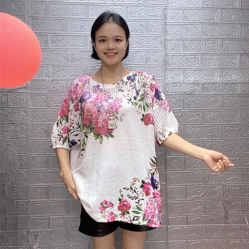 

Женский пуловер с круглым вырезом и вязаный шортовый костюм с отделкой горячей фиксацией - Повседневный свободный костюм-двойка One Size