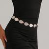 European and American Jewelry Ins Fashion Retro Style Gold Leaf Thin Waist Chain Decorative Thin Dress Dress Belt