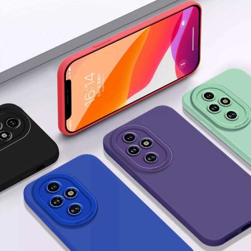 Eyes Flüssigsilikonhülle für Honor 50 70 90 200 300 Pro Magic 5 6 7 Weiche Linsenschutzhülle