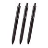 Mitsubishi Pencil Gel Ink Ballpoint Pen Uni-ball One 0.38mm Black Black Barrel Set of 3