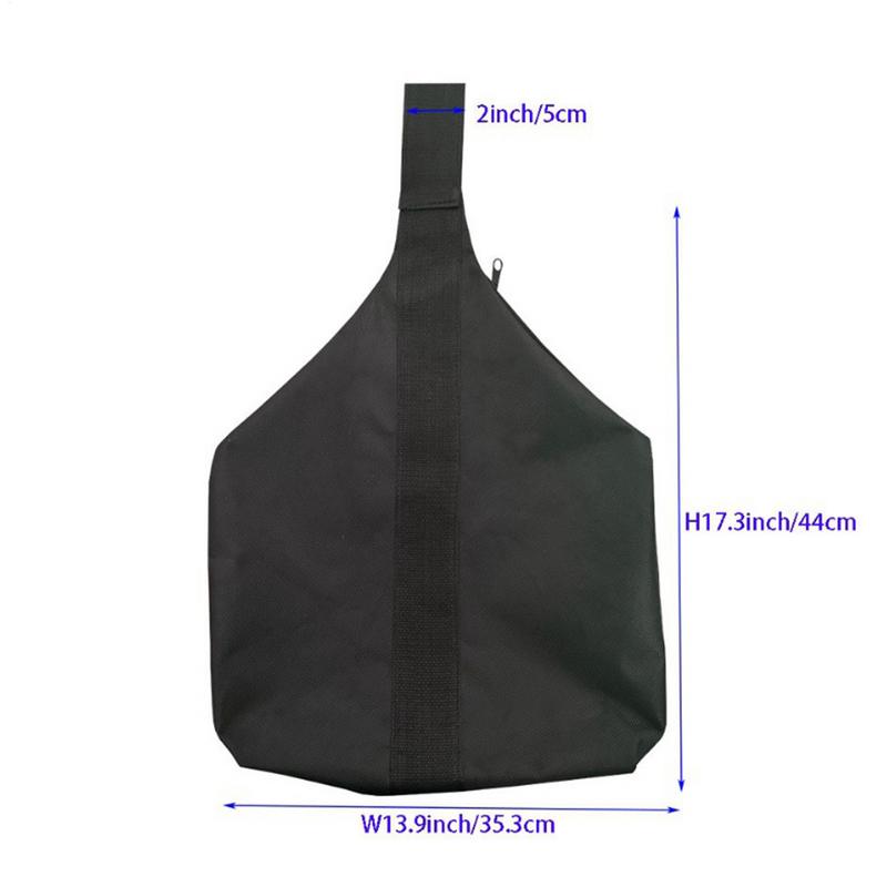 Canopy Sandbags Canopy Leg Weights Reusable Fillable Ballast Triangular Windproof Zipper Closure Nylon Handle For Vendor