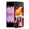 Luxury Case For Samsung Galaxy Z Flip 4 3 5G Black PC Hard Phone Cases Fashion Back Cover ZFlip Funda Kurosaki Ichigo Bleach Sac