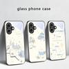 Fresh and Healing Breeze For iPhone 17 Air 16 E 15 Plus 14 Pro Max 13 12 Mini 11 5 6 7 8 Plus XR XSMax SE Black Glass Phone Case