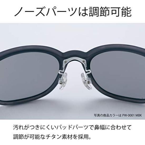 Swans DF Pathway Sunglasses with Polarized Lenses, Model PW-0053 MBK, Matte Black X Matte Black