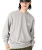 NEW ERA Sweatshirt Crew Neck Box Logo Embroidery XXL Medium Silver