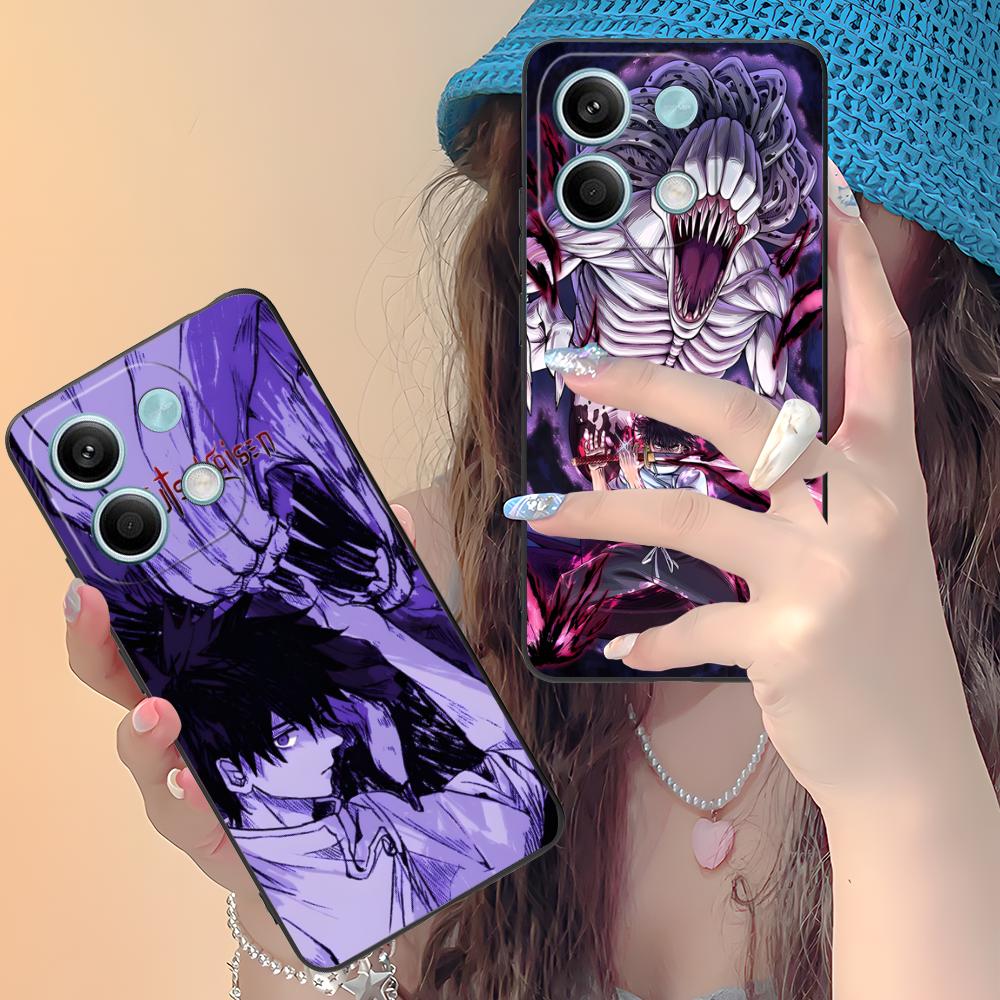 Jujutsu Kaisen Yuta Okkotsu Phone Case for Xiaomi Redmi 15 14 13 12 A5 3 2 1 C Plus 4G 5G Colorful Printing Cover Luxury Pretty