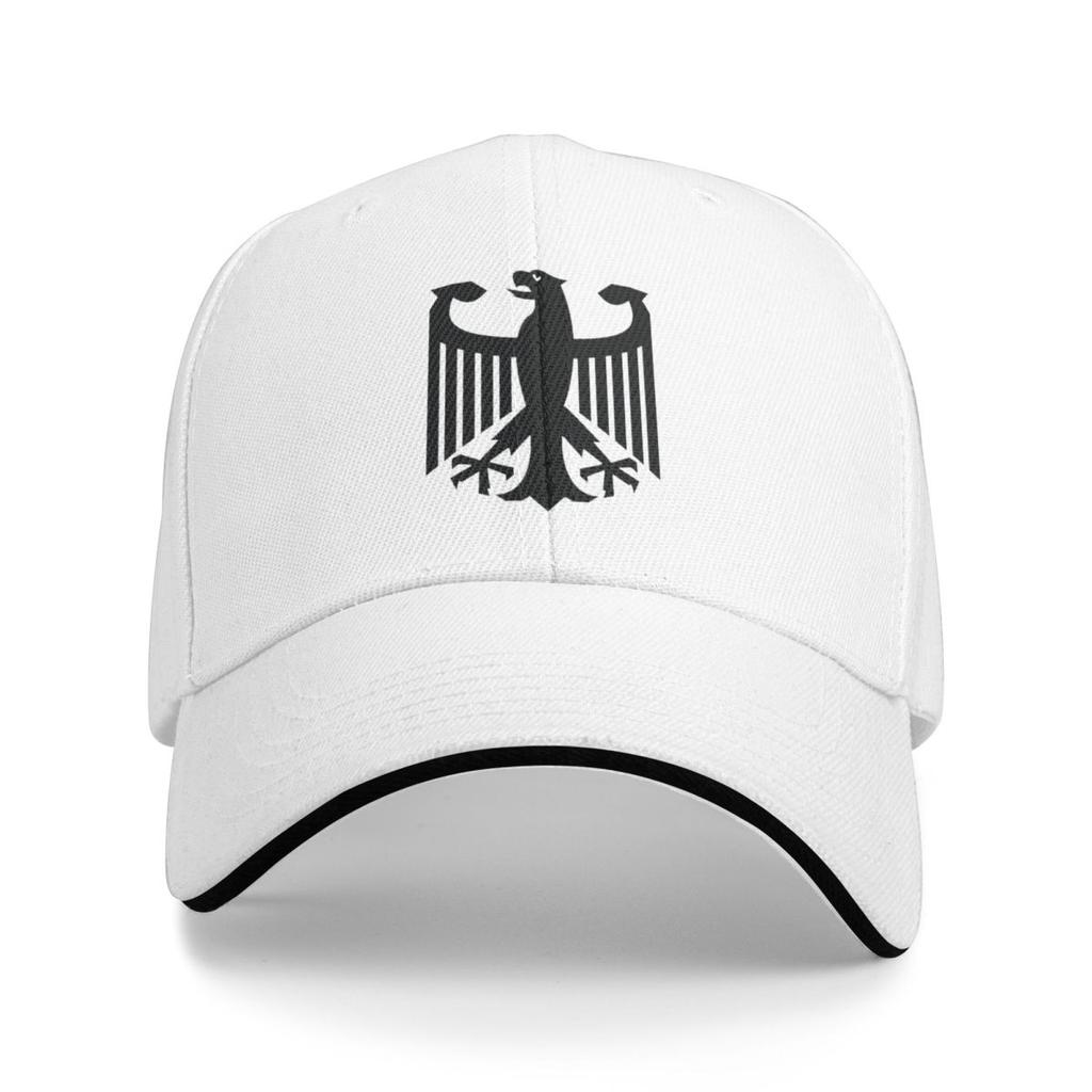 Wappen von Deutschland Baseballkappen Snapback Baseballmützen Atmungsaktiv Lässig Kappe Outdoor Unisex