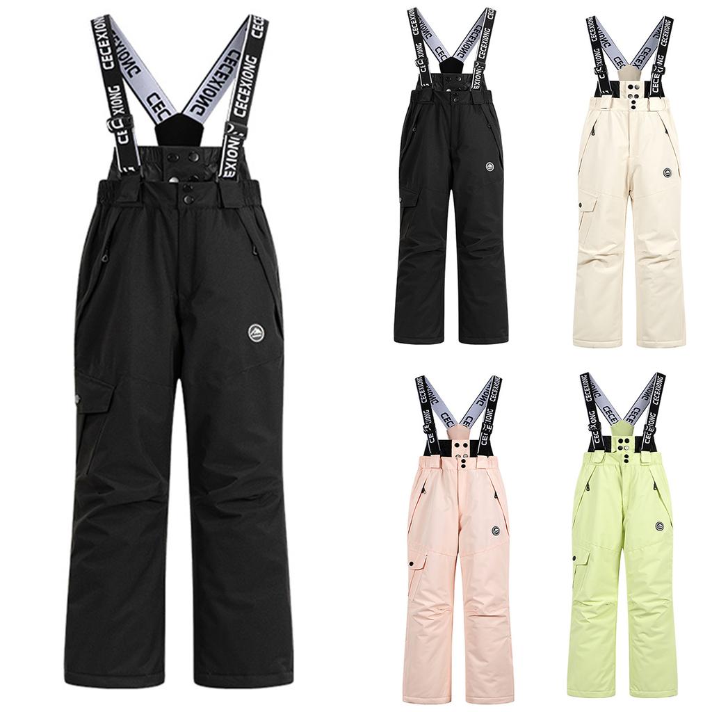 Children's Fashion Ski  Boys' And Girls' Thickened Waterproof Thermal Ski Overalls