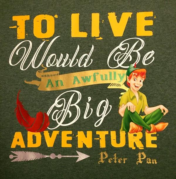 Disney World custom Peter Pan T-Shirt XLarge unisex men women vacation Disneylan 3XL