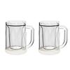 Tazza da Birra Creativa Congelante a Doppio Strato Sandwich Liquido Frigorifero Tazza Congelata Bevanda Fredda Tazze Refrigerate Cucina Bar Articoli per Bevande