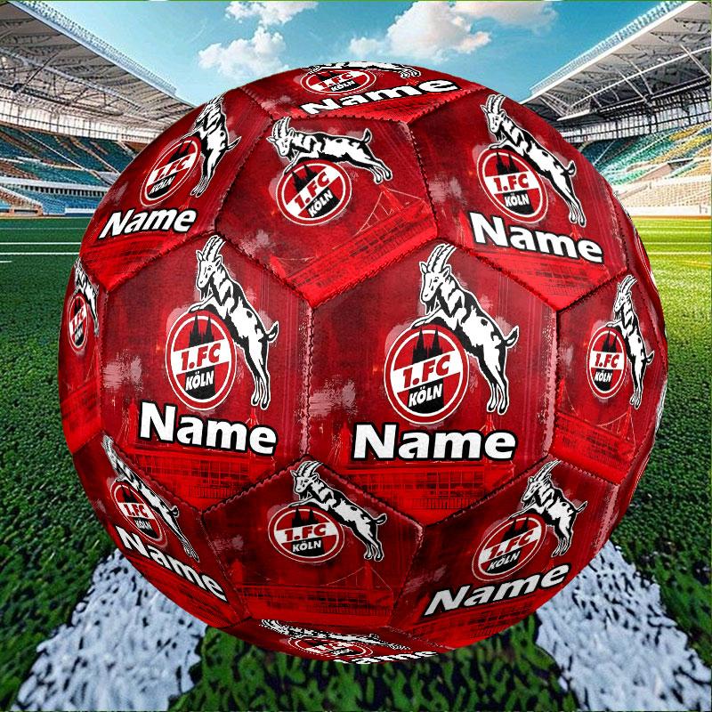Custom Name Personalized FC Koln Print Size 5 Soccer Ball Training & Match Football, for Team, Kicking, Gift for Football Enthusiasts