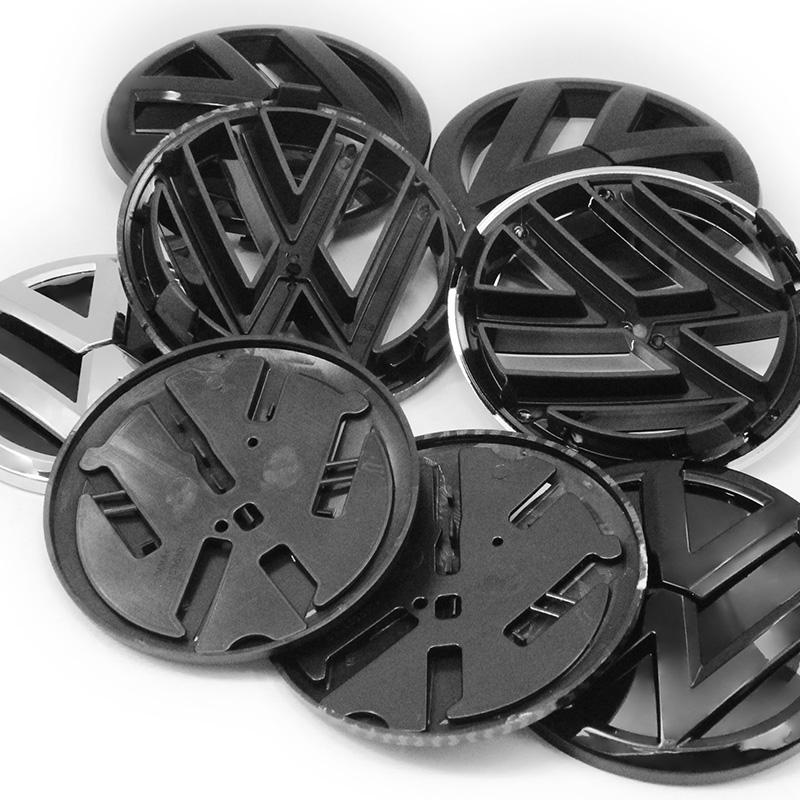 VW GTI GOLF 2026 Gorące Dla VOLKSWAGEN VW Uchwyty na kubki 120mm 110mm VW Logo Samochodu Emblemat Maski Przód i Tył Oznaczenie Tylne Odznaka Tylna Wymiana