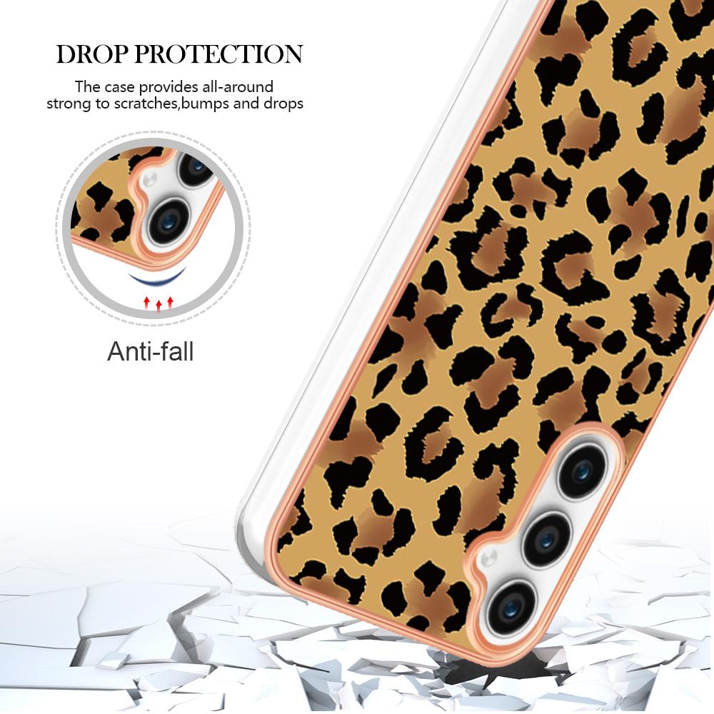 For Samsung Galaxy S24 FE Case IMD-D Pattern Printing 2.0mm TPU Phone Back Cover