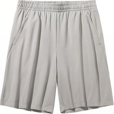 Training Series Comfortable Loose Breathable Five-Point Casual Shorts Men Shorts Ash-Gray 152437306-1