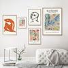 Vintage Henri Matisse Retro Wandkunst Poster und Drucke Abstrakte Leinwanddrucke Vintage Poster Beige Wandbilder Home Decor