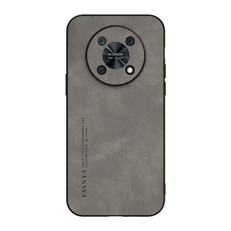 

Кожаный чехол подходит для Huawei MATE70Pro. Наслаждайтесь защитным чехлом из кожи 60 с полной защитой Magic5 и защитой от падений Enjoy 30E (fine hole) серый