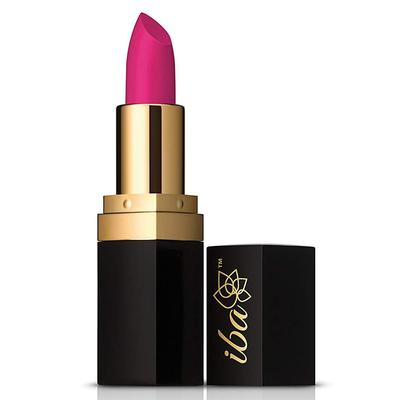 Iba Long Stay Matte Lipstick for Women- M12 Pink Orchid, 4g | Creamy Matte Finish & Smooth Texture| Long-Lasting | Hydrated Lips | Enriched with Vi