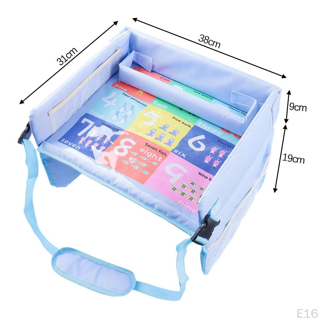 Für Kleinkinder Kinder Tablett Faltbar Reise Aktivität Schoß Reise Spiel Organizer Taschen Essen