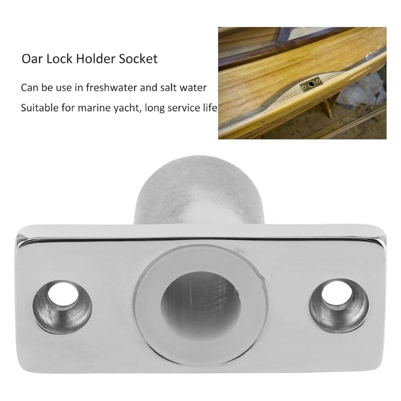 Polished T Type Holder Base Steel Marine Grade Mounting Bracket For