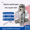 Dual-Use Electric Wrench with Magnetic Bit Adaptors and Conversion Head Set