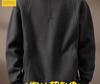 Men's Retro Heavyweight Half-Zip Stand Collar Plus Size Velvet Hoodie