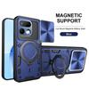 Slide Camera Protection Armor Phone Cases For Realme 16 Pro Plus Realme16Pro+ 5G Case Car Magnetic Holder Metal Ring Cover Coque
