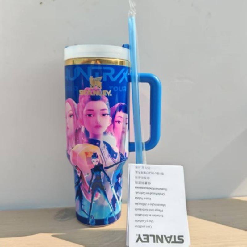 

Witch Hunter Group Printed Vacuum Stainless Steel Ice Cup Handle Car Cup 1.1L-2L озеро синий