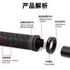 1Pair Bicycle TPE Handle Cover, Mountain Bike Xiangyun Non-slip Unilateral Locking Universal Grip Cover, Cycling Accessories