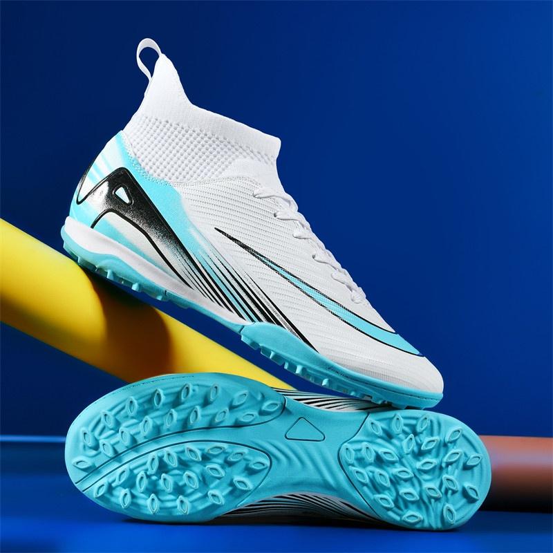 Nové Pánské Fotbalové Kopačky Prodyšné Fotbalové Boty Ultralehké Profesionální Tréninkové Unisex Futsalové Drop Shipping Velkoobchod Vnitřní