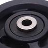1Pc 90Mm Black Iron Core Bearing Pulley Wheel Cable Gym Equipment Part Wearproof