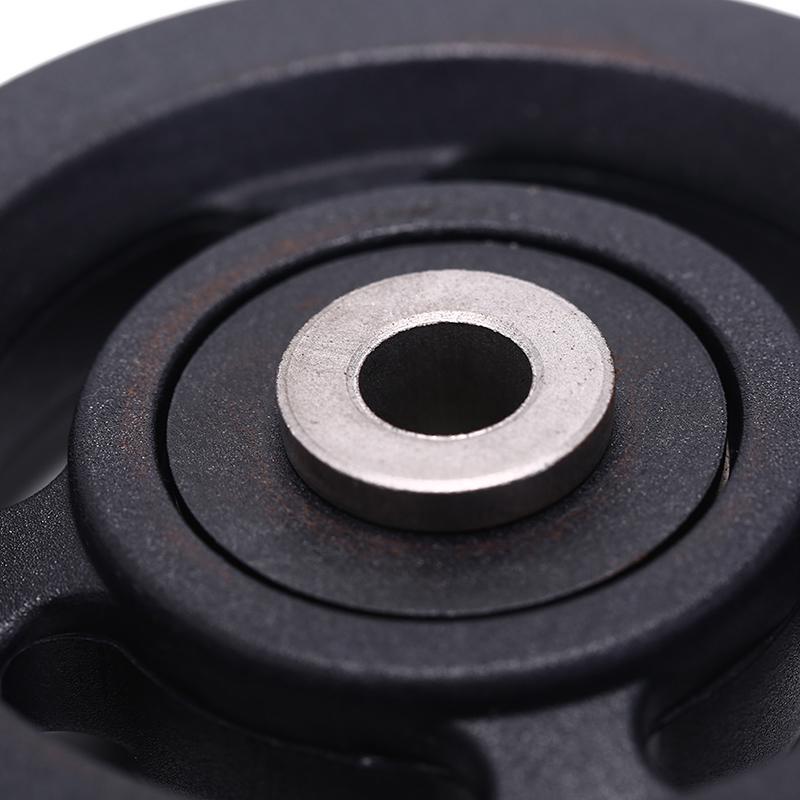 1Pc 90Mm Black Iron Core Bearing Pulley Wheel Cable Gym Equipment Part Wearproof
