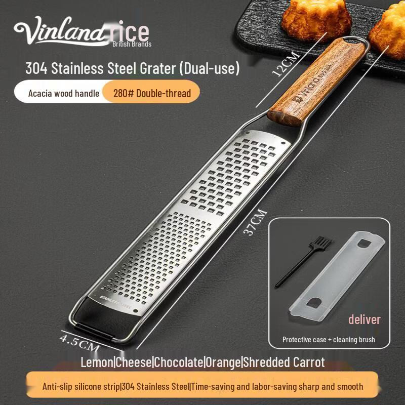 Qiwei 304 Stainless Steel Multi-Purpose Grater Zester