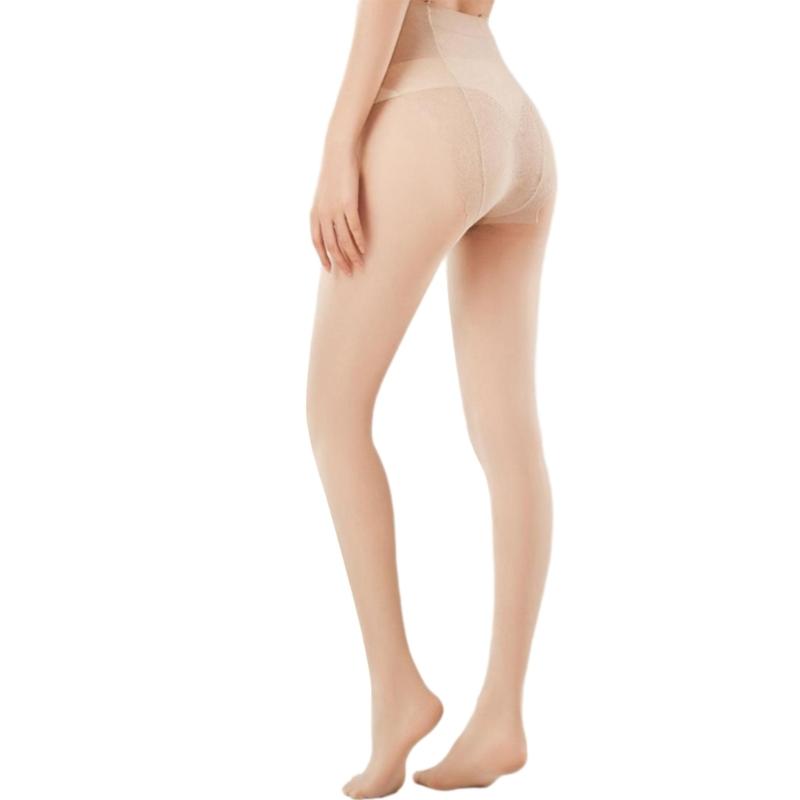 Breathable Sheer Tights with Reinforced Butterfly Crotch for Women See Through Ultrathin Silk Pantyhose Leggings Hosiery
