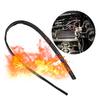 3.3ft Black Heat Fire Sleeve Fire Braid Flame Heat Shield  58 ID 0.6in Fits AN10 Fuel Hose