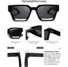 Square Vintage Fashion Sunglasses Men Women Fashion Punk Anti Glare Glasses Driving Glasses Male Shades