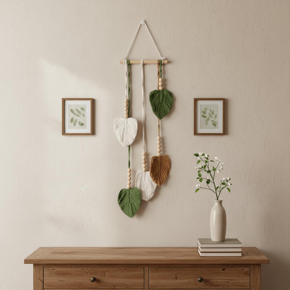 Tassel Bohemian Wall Decor Handmade Wall Hanging Pendant Craft Handwoven Tapestry  Home Decor