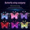 Girls' Luminous Butterfly Wings & Light-Up Fairy Wand Dress-Up Set
