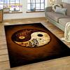 Natur Yin Yang Chinesischer Tai Chi Bagua Teppich für Schlafzimmer Wohnzimmer Zuhause Sofa Dekoration, Kinderspiel Große Dekor Bodenmatte
