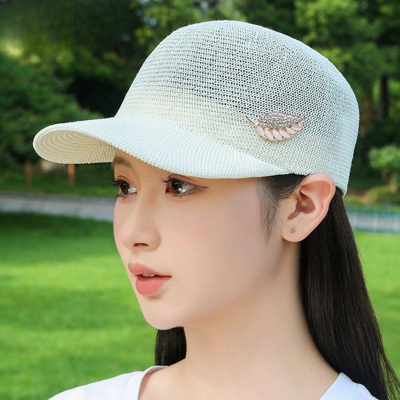 Pălărie Pălărie de soare de vară de vară Pălărie de soare pentru femei Şapcă de baseball la modă Şapcă din plasă respirabilă