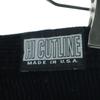 HI CUTLINE 90s Old USA made embroidery Buggy pants w36 black Corduroy Men's Used