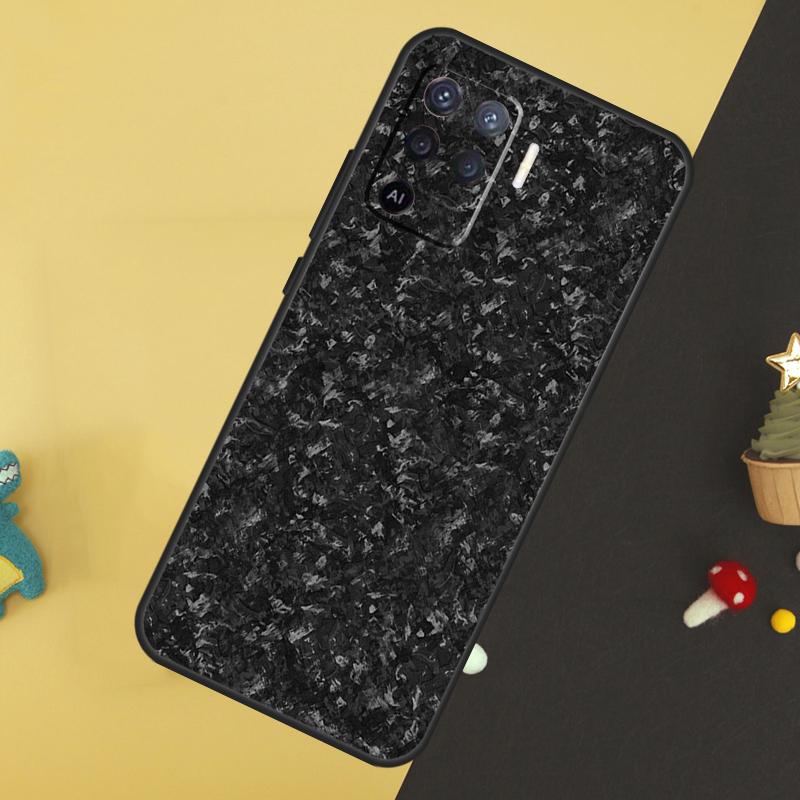 Forged Carbon Case For Oppo A96 A76 A16 A17 A57 A60 A40 A80 A18 A38 A58 A78 A98 A15 A54 A74 A94 A6 A5 Pro