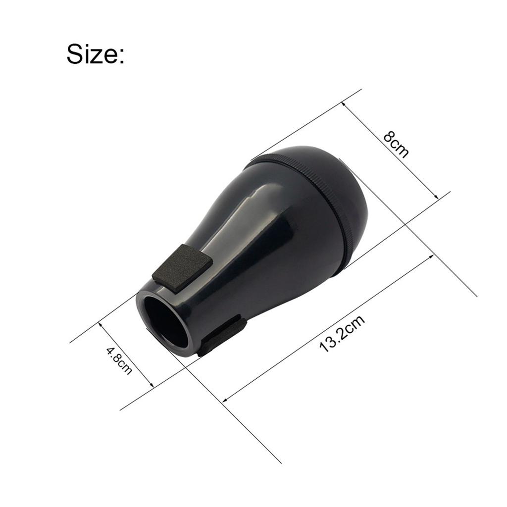 High Quality Light Weight Practice Trombone Straight Mute Silencer Sourdine ABS Material for Alto Tenor Trombones